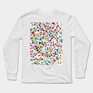 Abstract New York City Subway Station Map Long Sleeve T-Shirt